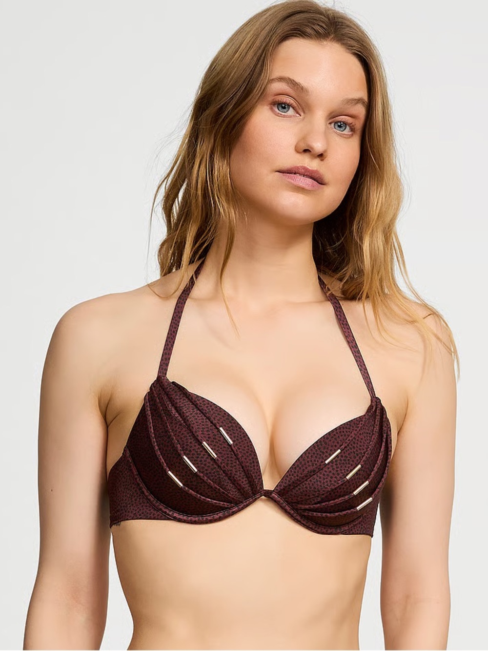VICTORIA'S SECRET SWIM VS Archives Strappy Hardware Bikini Top